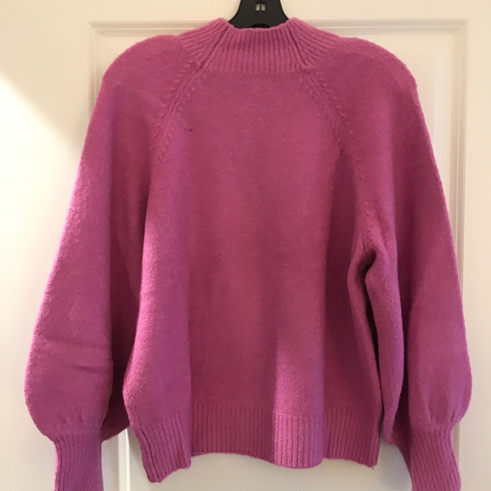 Pink sweater...